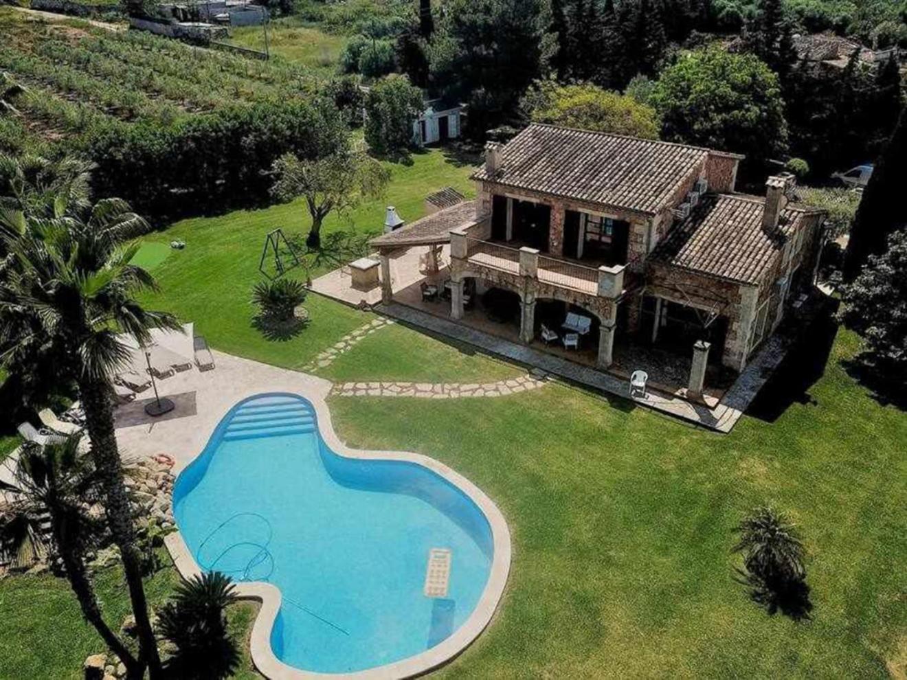 Ciclismo y golf junto a la playa Finca Son Sant Martí Gran Villa Muro Exterior foto