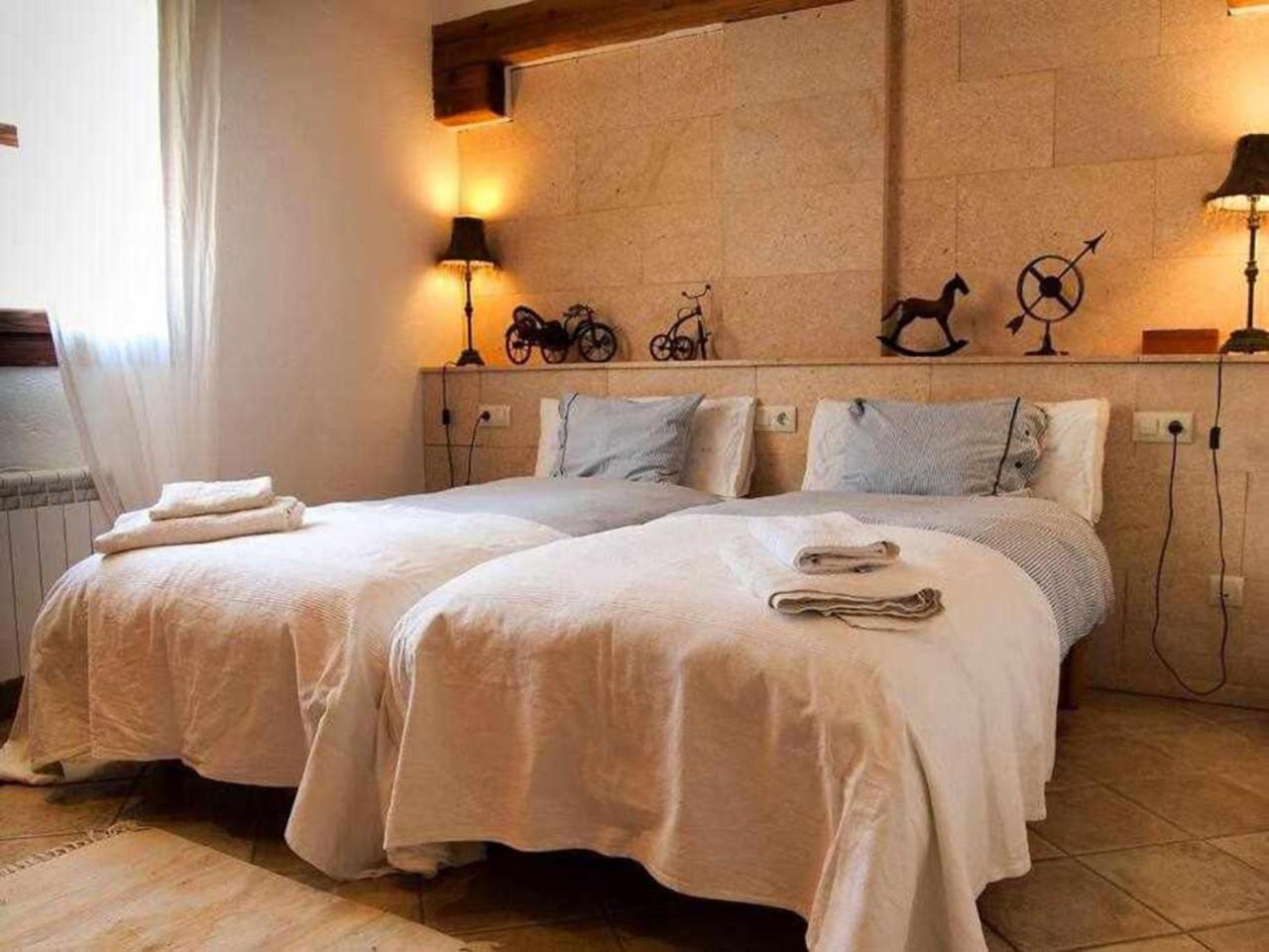 Ciclismo y golf junto a la playa Finca Son Sant Martí Gran Villa Muro Exterior foto