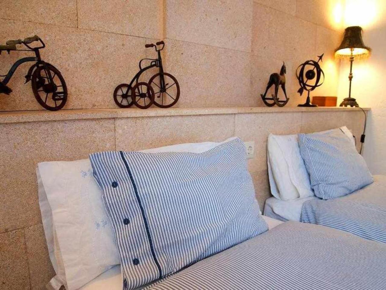 Ciclismo y golf junto a la playa Finca Son Sant Martí Gran Villa Muro Exterior foto